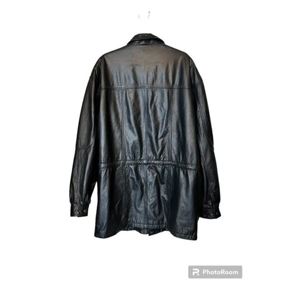 Wilson’s Men’s Large “The Leather Experts“ Genuine Leather Jacket Coat EUC - Picture 2 of 9