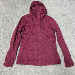 KUHL Jacket Womens Pink Raspberry Softshell Hooded Full Zip