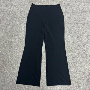 Athleta Cosmic Kick Flare Pant Women’s Size 8 Black Nylon Stretch High Rise