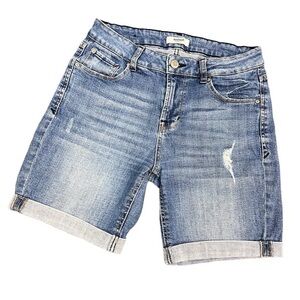 Kensie Jeans | Cuffed Denim Jean Shorts