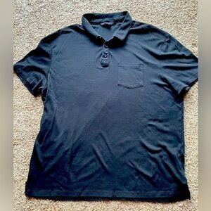 JOHN Varvatos black polo shirt size XL