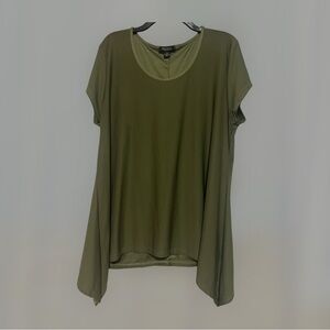 Rouge top low sides 3XL color olive green