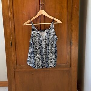 SHEIN alligator print poly spandex tank cami 19 in pit pit XL #springbreak