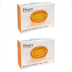 2 pk PEARS Transparent Soap with plant oils 3.5 oz NEW