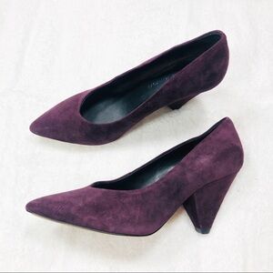 Rebecca Minkoff purple suede Zuria pumps sz6.5