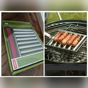 Crate & barrel, hot dog and sausage griller new in box