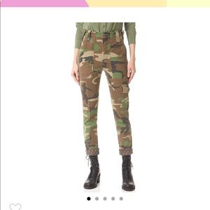 Marc Jacobs High Waist Camo Pants size 0 NWT