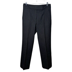 Marc Jacobs Pants Womens 6 Black White Striped Neutral Minimalist Career Casual