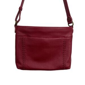 The Sak Melrose Crossbody Leather Bag Red Cherry