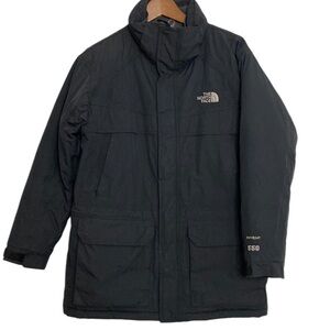 The North Face Coat Boys Large Black Goose Down 550 Hyvent Winter Jacket