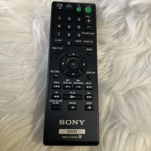 SONY Original DVD Player Remote Control DVP-SR510H Genuine RMT-D197A Little Use