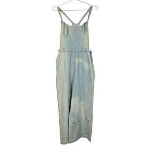 Wide Leg Lightweight Overalls Large