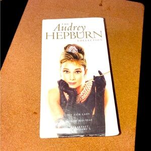 🛍️Audrey Hepburn Boxed Set VHS  My Fair Lady Roman Holiday Breakfast At Tiffany