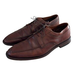 Allen Edmonds Men's Jackson Derby Leather Dress  Shoes Brown Size 12 D