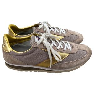 Brooks Vanguard Running Shoes Women’s Vintage Style Retro Gold Sneakers Size 8.5