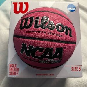 Wilson NCAA size 6 pink basketball