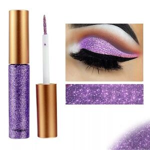 Glitter Liquid Eyeliner Metallic Shimmer Eyeshadow Liquid Eyeliner 5ml purple