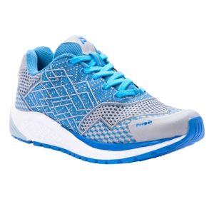 Propet One Women's Active Shoe Sneakers Size 13 Blue/Silver Ortholite