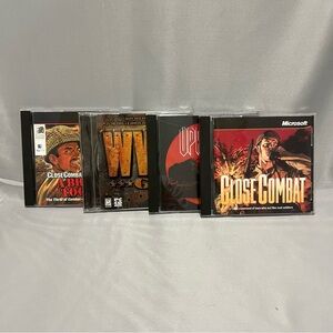 Vintage Microsoft PC War Games Lot of 4: Close Combat & More