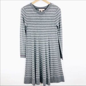 Philosophy gray stripe sweater dress