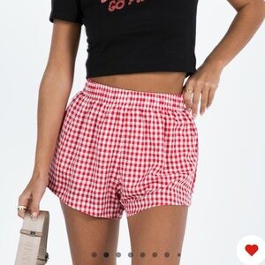 Princess Polly Beach House Gingham Boxer Shorts