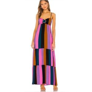 Show Me Your Mumu NWT Juniper Maxi in Mezcal Stripe Size Small