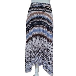 BOHO ASYMMETRICAL MAXI SKIRT