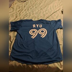 TORONTO BLUE JAYS HYUN-JIN‎ RYU SGA JERSEY