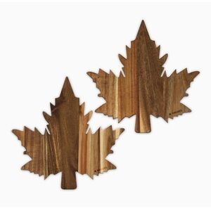 Maple leaf serving  board