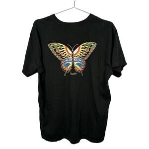 Katin Skateboarding Black Butterfly Graphic T-shirt XL