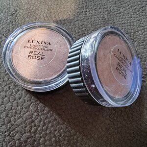 2 MERLE NORMAN COSMETICS LASTING CHEEK COLOR "REAL ROSE" TRAVEL SIZE