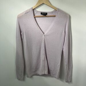 Lord Taylor Cashmere Cardigan Small Women’s Pastel Purple Long Sleeve Sweater