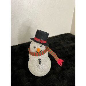 Vintage Avon Chilly Sam  Snowman Christmas melted popcorn