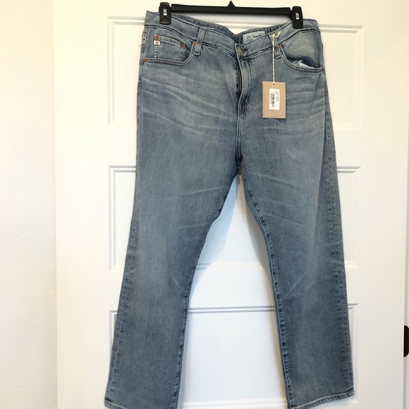 AG Ex Boyfriend Slouchy Slim Jeans size 33 Adriano Goldschmied - Picture 2 of 8