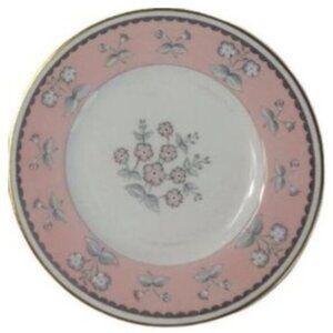 Vintage Wedgwood PIMPERNEL PINK Bone China Bread & Butter Plate