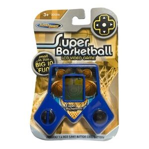 Vintage Super Basketball LCD Game by Techno Source Pocket Size