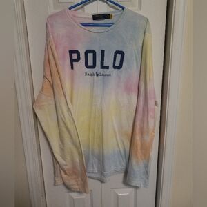 Polo by Ralph Lauren Tie Dye Long Sleeve T-Shirt XXL