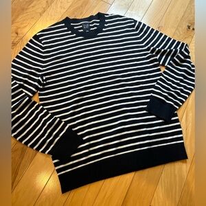 Gap Men’s Striped Crewneck Cotton Long Sleeve Sweater