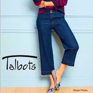 TALBOTS Flawless High-Waist Wide Crop (6)