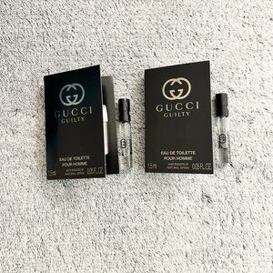 GUCCI Guilty Pour Homme EDT Vial Spray Sample 1.5 mL x 2