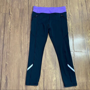 Lululemon Two‎ Side Zipper Pocket Legging Size 6