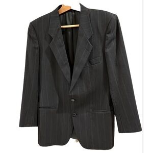 MANI by Giorgio Armani Men’s Wool Charcoal Pinstripe Blazer Size 38R