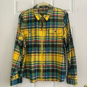 NWT Chaps Flannel Shirt, Size Petite XL