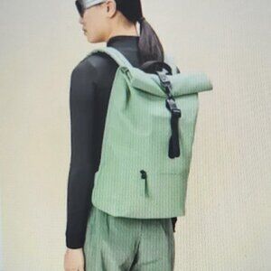 Rains rolltop rucksack backpack mineral color (Mint)  NWT