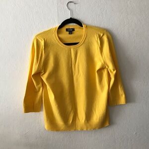 Lord & Taylor Women’s Yellow Sweater