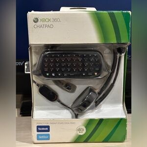 Official XBOX 360 Chatpad With Headset Microsoft Keypad For Controller BRAND NEW