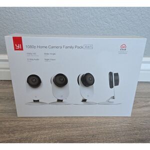 NIB YI 1080p Home Camera Family Pack 4in1 night vision, 2way Audio,wide Angle