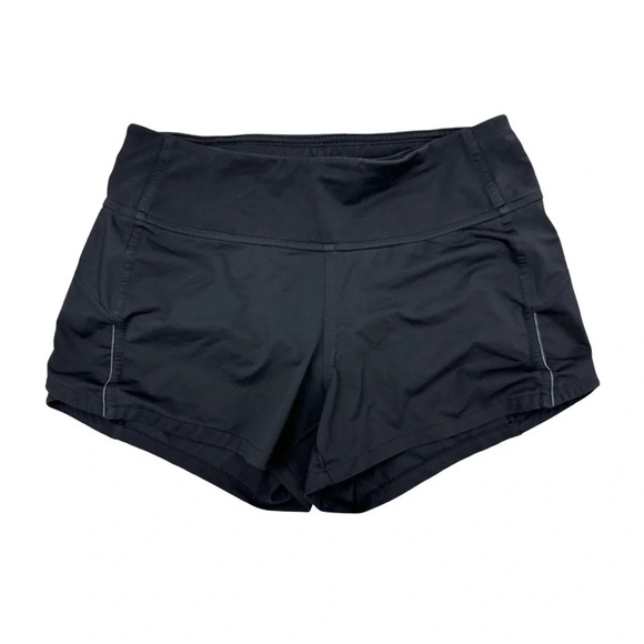 Lululemon Morning Miles Athletic Shorts 3" Inseam in Black Size 4 Running - Picture 1 of 9