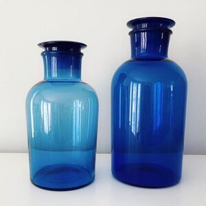 Antique Cobalt Blue Apothecary Bottle’s