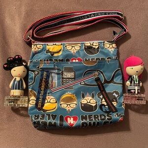 Harajuku Lovers crossbody bag along with 2 perfumes “Love” & “Music”